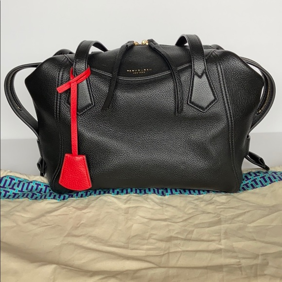 Tory Burch Handbags - Tory Burch Black Leather Shoulder Bag